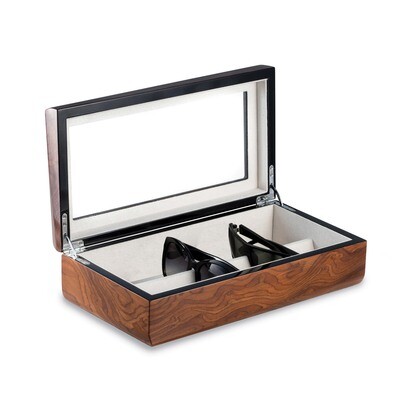 Burlwood Finish Eyeglass Accessory Case GM18323, MPN: GM18323, 797140516828