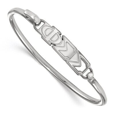 Phi Sigma Sigma Small Hook and Clasp Bangle Sterling Silver SS009PSS-7, MPN: SS009PSS-7, 8867746004…