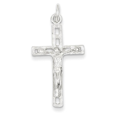 Crucifix Pendant Sterling Silver QC521, MPN: QC521, 883957281131