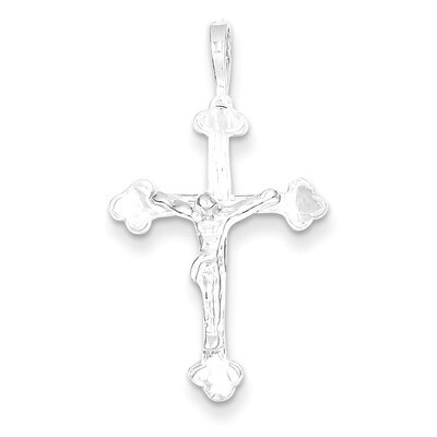 Crucifix Pendant Sterling Silver QC2909, MPN: QC2909, 883957907482