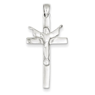 Crucifix Pendant Sterling Silver QC3403, MPN: QC3403, 883957554266