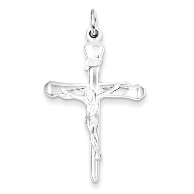 Crucifix Pendant Sterling Silver QC3405, MPN: QC3405, 883957316864