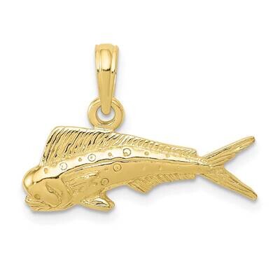 Mahi Mahi Fish Pendant 10k Gold 10K3034, MPN: 10K3034,