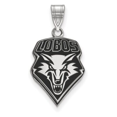 University of New Mexico Large Enamel Pendant Sterling Silver SS010UNM, MPN: SS010UNM, 886774714080