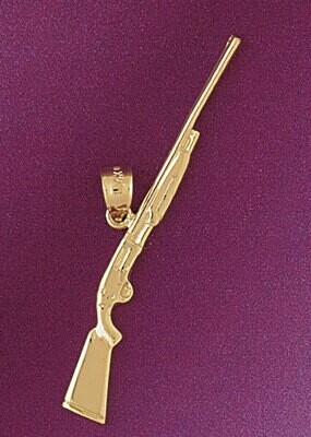 Dazzlers Jewelry Gun Pendant Necklace Charm Bracelet in Yellow, White or Rose Gold 4535, MPN: DZ-45…