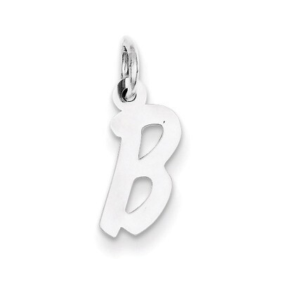 Initial B Charm Sterling Silver QC5092B, MPN: QC5092B, 883957524962