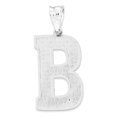 Initial B Charm Sterling Silver QC2766B, MPN: QC2766B, 883957906720