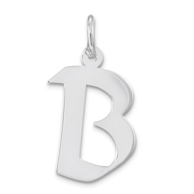 Artisan Block Initial B Charm Sterling Silver QC5089B, MPN: QC5089B, 886774961965