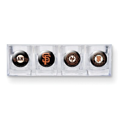 Giants 4-piece Shot Glass Set GC3565, MPN: GC3565, 737538258459