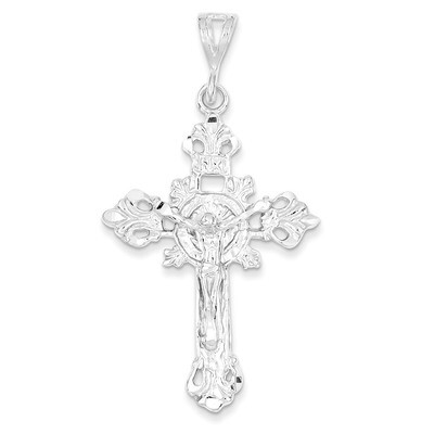 INRI Crucifix Pendant Sterling Silver QC515, MPN: QC515, 883957912363