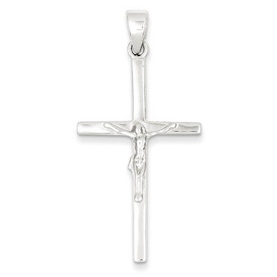 Crucifix Pendant Sterling Silver Polished QC1924, MPN: QC1924, 883957563480