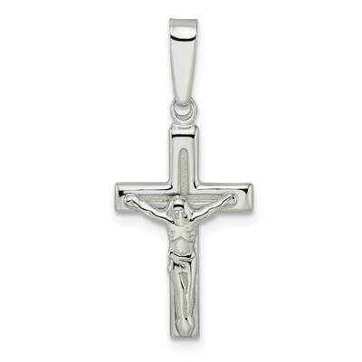Crucifix Pendant Sterling Silver Polished QC11179, MPN: QC11179,