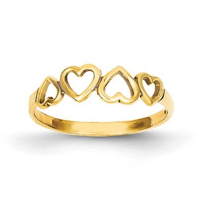Heart Ring 14k Gold R42, MPN: R42, 886774300658