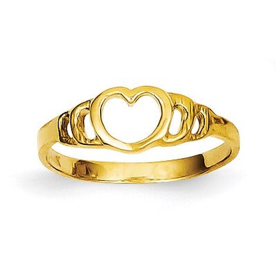 Heart Baby Ring 14k Gold D3123, MPN: D3123, 637218048472