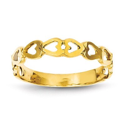 Heart Ring 14k Gold D112, MPN: D112, 886774092218