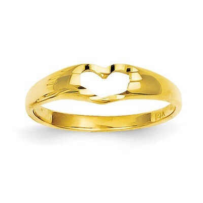 Children&#39;s Heart Ring 14k Gold R221, MPN: R221, 883957368979