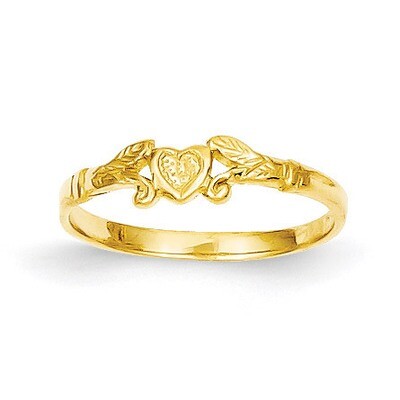 Heart Baby Ring 14k Gold K3844, MPN: K3844, 637218001859