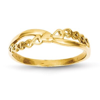 Fancy Heart Ring 14k Gold K4568, MPN: K4568, 637218006274