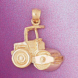 Dazzlers Jewelry Tractor Pendant Necklace Charm Bracelet in Yellow, White or Rose Gold 4305, MPN: D…