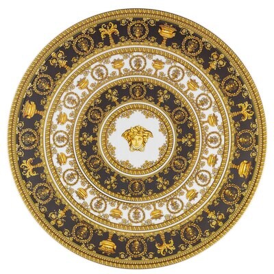 Versace I Love Baroque  Footed Cake Plate 13 Inch, MPN: 19300-403651-12845, 790955021693