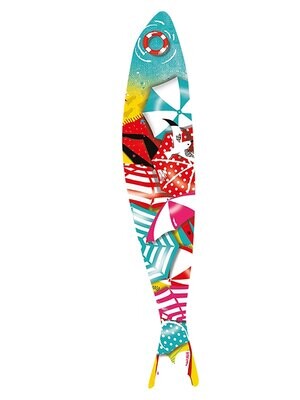 Bordallo Pinheiro Pinheiro Sardine I Love Summer Decorated, MPN: 65025598,