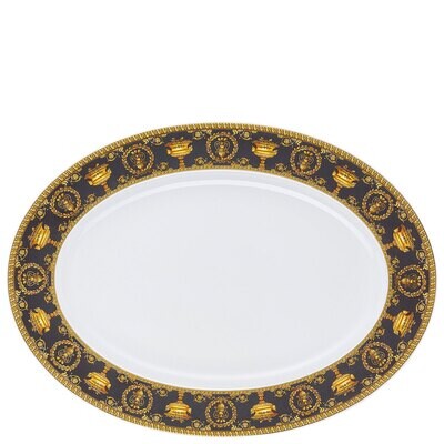 Versace I Love Baroque Nero  Platter 15 3/4 Inch, MPN: 19325-403653-12740, 790955021525