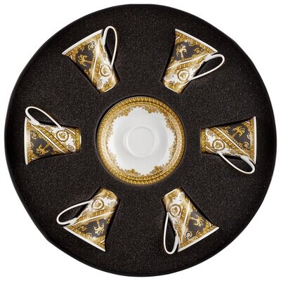 Versace I Love Baroque  AD Cup and Saucer Set Six Round Hat Box, MPN: 19325-403651-29254, 790955021…
