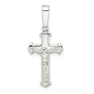 Crucifix Pendant Sterling Silver Polished QC11170, MPN: QC11170, 191101768316