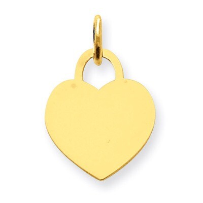 Small Engravable Heart Charm 14k Gold XM521/27, MPN: XM521/27, 883957447544