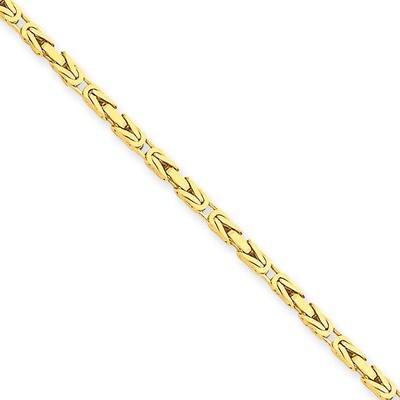 2mm Byzantine Chain 24 Inch 14k Gold BIZ050-24, MPN: BIZ050-24, 886774407517