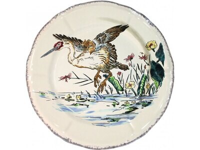 Gien Grands Oiseaux Luncheon Plate Pelican 0113CP1526, MPN: 0113CP1526, 840769071930