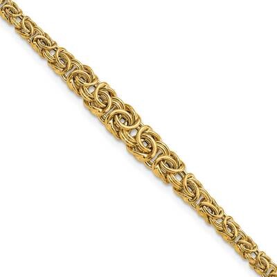 Graduated Byzantine Bracelet 14k Gold SF2813-7.25, MPN: SF2813-7.25, 883957811147