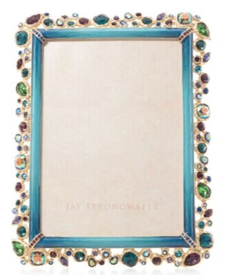 Jay Strongwater Leslie Bejeweled 5&quot; x 7&quot; Picture Frame SPF5844-208, MPN: SPF5844-208,