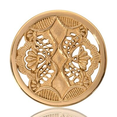 Nikki Lissoni Spanish Ornament Gold Plated 33mm Coin C1116GM, MPN: C1116GM, 8718627462577