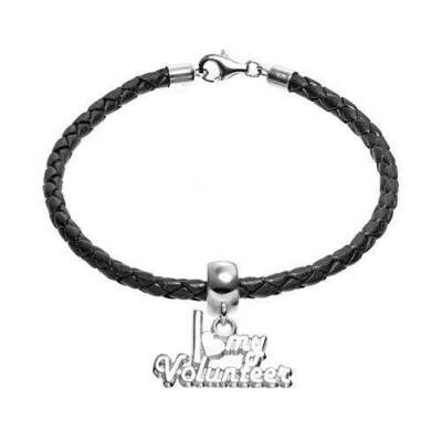I HEART MY VOLUNTEER .5 x .85 BEAD BAIL AND BRACELET Sterling Silver PBS020BDSSBR, MPN: PBS020BDSSB…