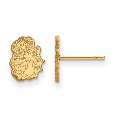 James Madison University x-Small Post Earring Gold-plated Silver GP011JMU, MPN: GP011JMU, 886774912…