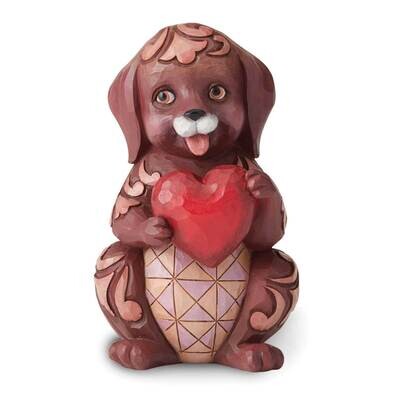 HEARTWOOD CREEK by JIM SHORE Dog Holding Heart GM23498, MPN: GM23498, 28399217304