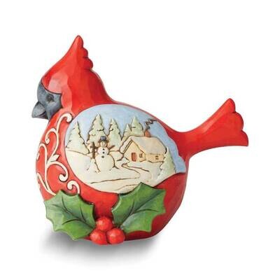 Jim Shore Heartwood Creek Cardinal with Snow Cabin GM24574, MPN: GM24574, 28399134687