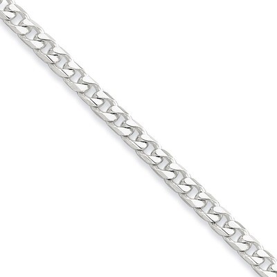 20 Inch 3.5mm Curb Chain Sterling Silver Polished QFC151-20, MPN: QFC151-20, 886774421100