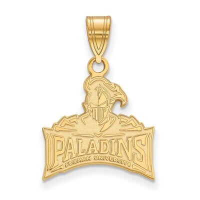 Furman University Medium Pendant 14k Yellow Gold 4Y017FUU, MPN: 4Y017FUU, 886774874494