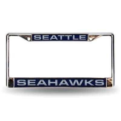 NFL Seattle Seahawks Laser Chrome Car License Plate Frame GC7097, MPN: GC7097, 94746402624