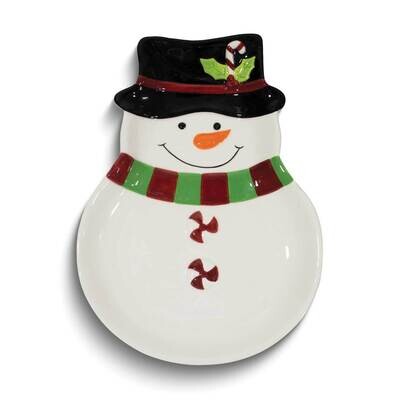 Snowman Ceramic Cookie Tray GM25261, MPN: GM25261, 788089166854