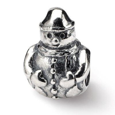 Snowman Bead - Sterling Silver QRS296, MPN: QRS296, 883957722375