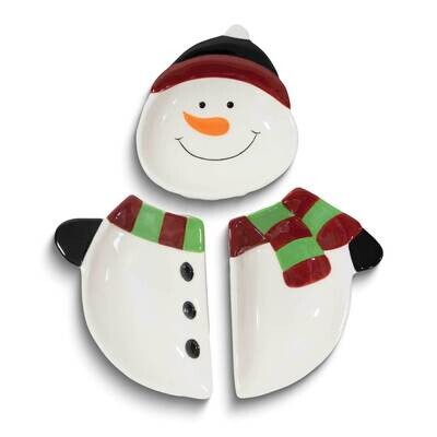 Snowman Three Piece Pull Apart Ceramic Server GM25263, MPN: GM25263, 788089166878