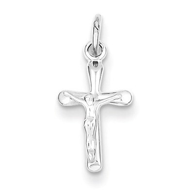 Crucifix Charm Sterling Silver QC3393, MPN: QC3393, 883957397696