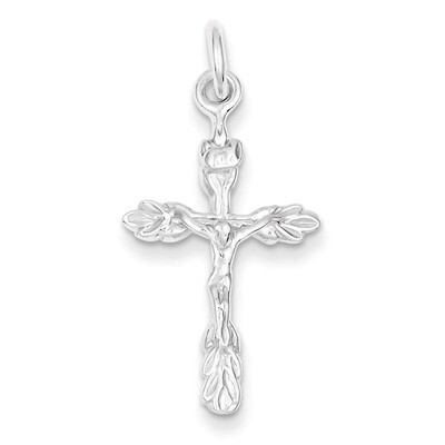 INRI Crucifix Charm Sterling Silver QC511, MPN: QC511, 883957912219