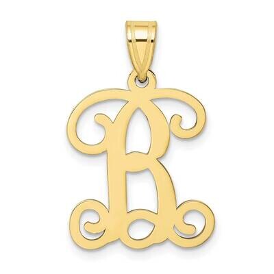Initial Letter B Pendant 10k Gold 10XNA518Y/B, MPN: 10XNA518Y/B,