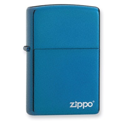 Zippo Sapphire Zippo Logo Lighter GP8198, MPN: GP8198, 41689190057