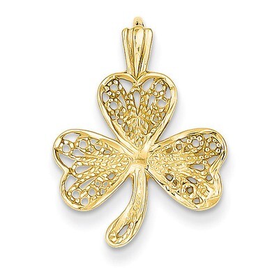 Filigree Shamrock Charm 14k Gold C1441, MPN: C1441, 883957855615