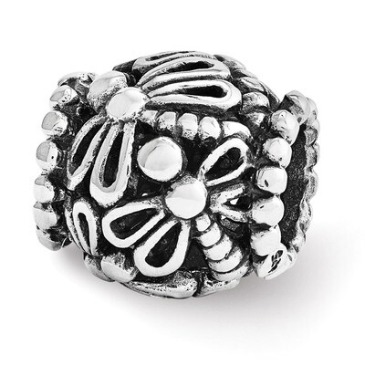 Dragonfly Filigree Bead - Sterling Silver QRS3532, MPN: QRS3532, 191101195389
